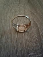 Кольцо с монетой