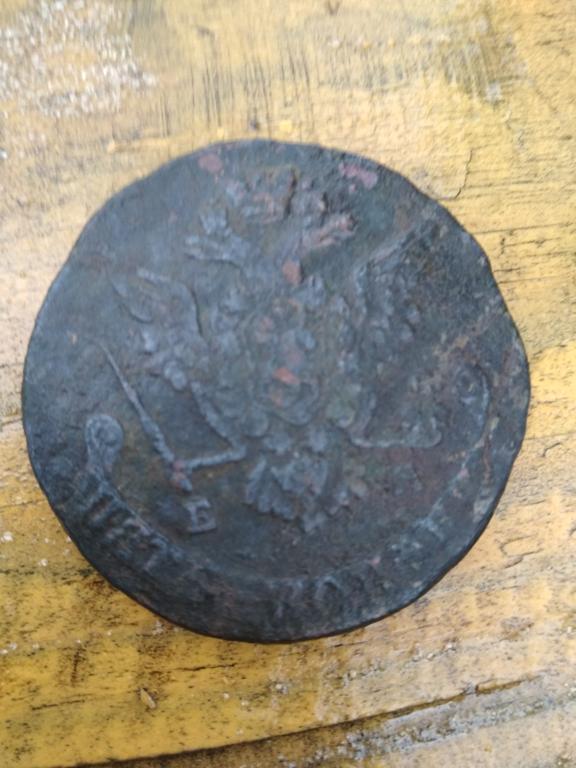 Ещё нашел. 5 копеек 1778 год