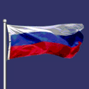 Развивающийся флаг России