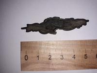 длина - 5 см, ширина - 1 см