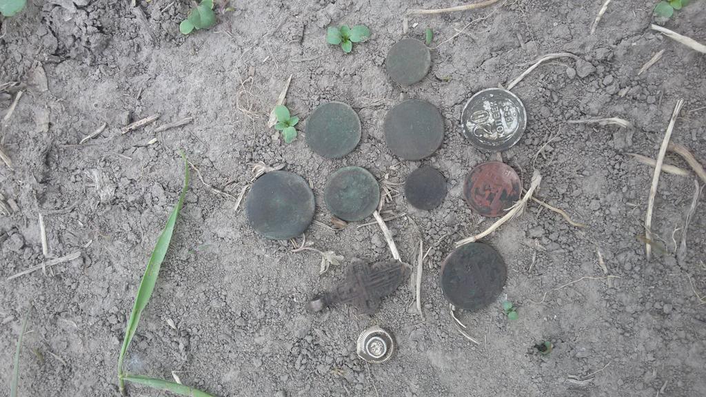 ну и монетки с крестиком