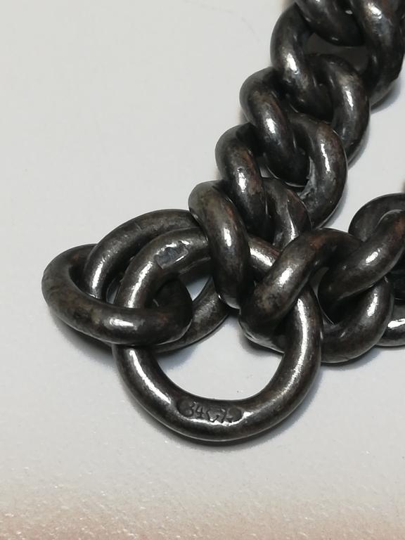 цепка серебро, 70гр., наверное от часов