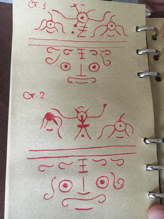 символы на бубенчике