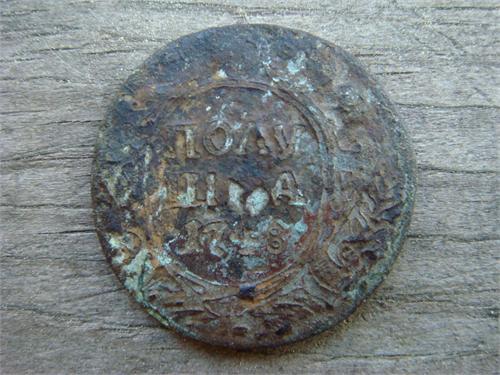 Полушка 1748 год