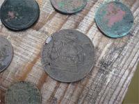 Пять копеек 1776 год, Сибирь. Второй мой пятак, сохран поудачней чем у первого. :-)