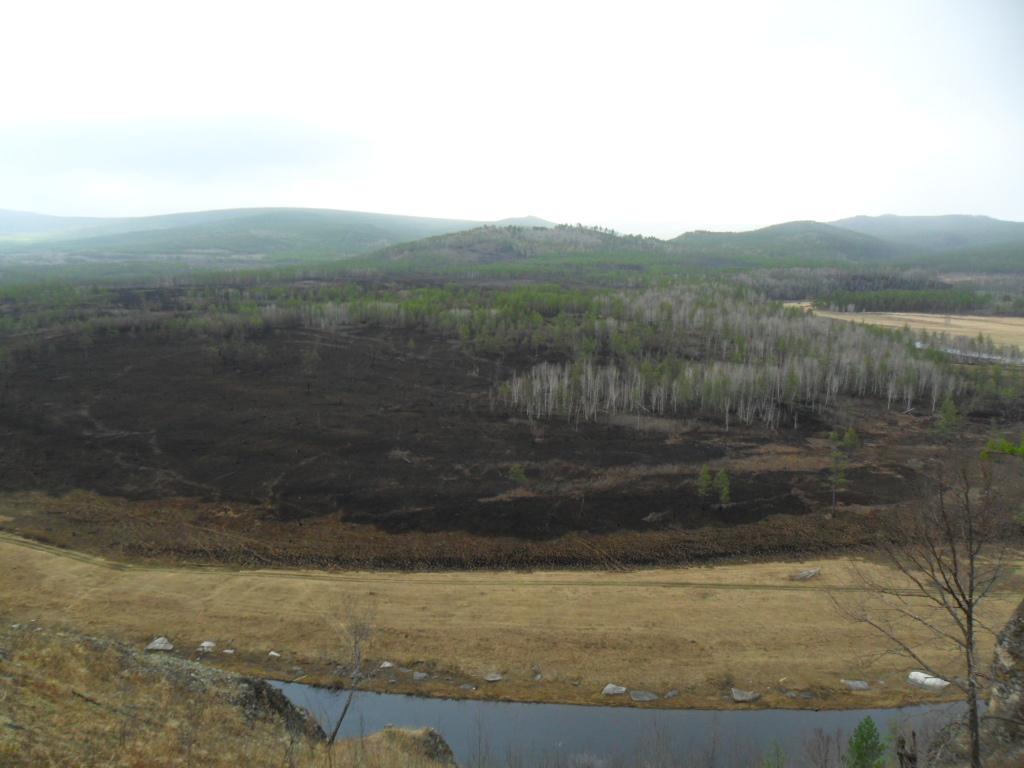 Дорога, с вершины горы