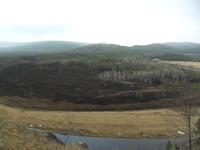 Дорога, с вершины горы