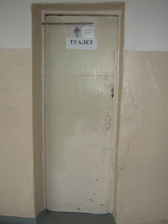 дверь туалета