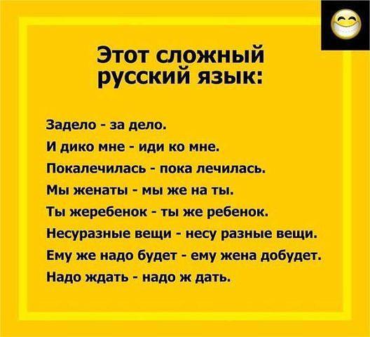 ЯЗЫК НАШ СЛОЖЕН