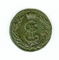 Сибирская монета КОПЕЙКА 1778 КМ