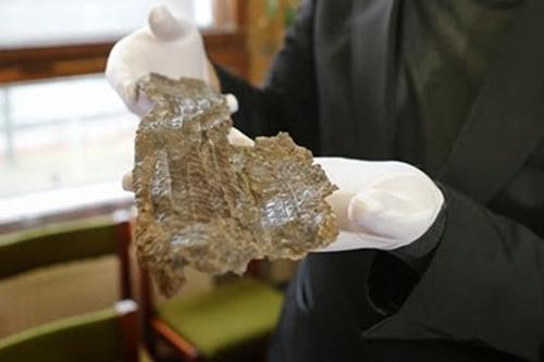 богато украшенное серебряное седло из погребения