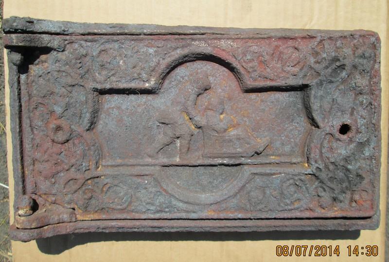 чугунная печная дверь