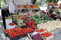 Восточный базар осенью