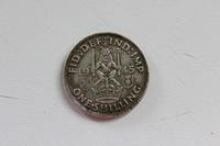 one shilling 1945 Georgivs 6 serebro