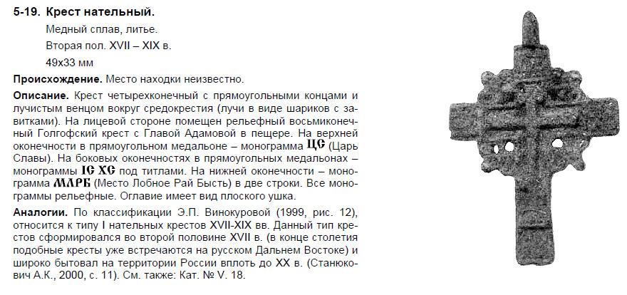 Нательный крестик