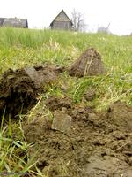 Литая иконка, найдена рядом с колодцем