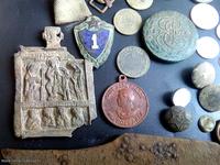 Находки за майские праздники 2017. Икона, медаль, монеты...