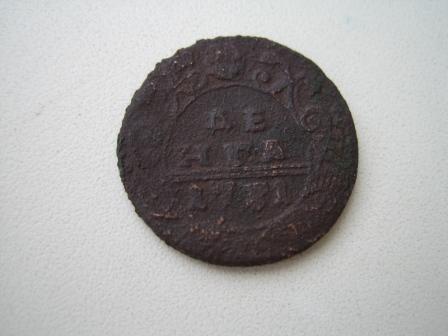 денга 1731г