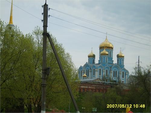 Вид на Владимирский соборный храм
