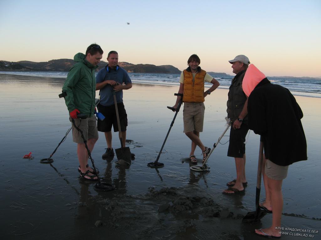 Закат на пляже в Новой Зеландии Обсуждаем находки, металлоискатели