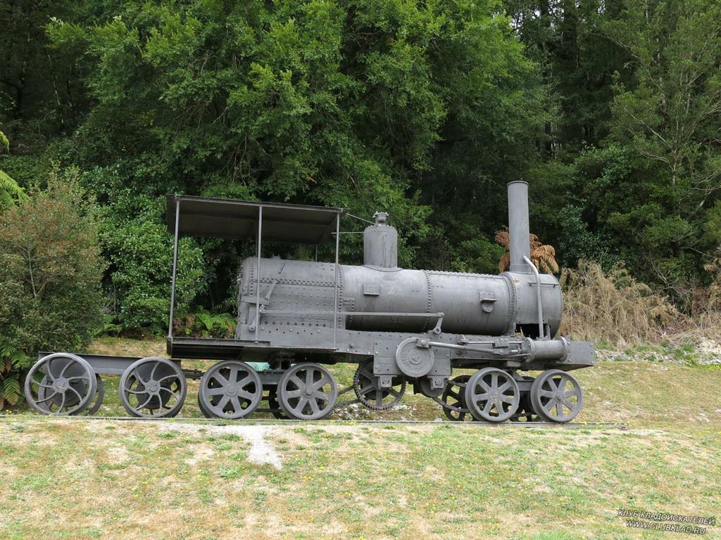 6-1 Davidson locomotive паровоз полноприводный стоит прямо у тарассы Их было построено всего 27