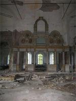 Иконостас, дерево, позолота. Церковь «Порели», Кировская область. Июнь 2009.