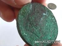 Чистка медных монет от зелени 