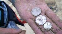 Монеты Гонконга. Найдены на пляже с металлоискателем. Пляжный поиск с металлоискателем в Гонконге у берегов Южно-Китайского моря. KLADTV.RU, CLUBKLAD.RU, 2014