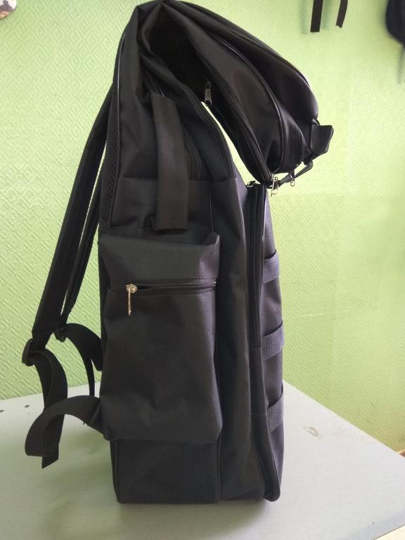 рюкзак зафиксирован в сложенном состоянии