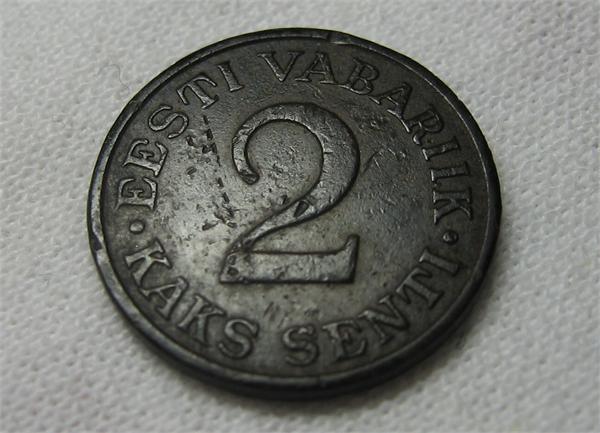 Эстонская монета 1934 года