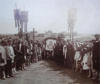 село русская сорма, начало 19... крестный ход к святому источнику с просьбой дождя