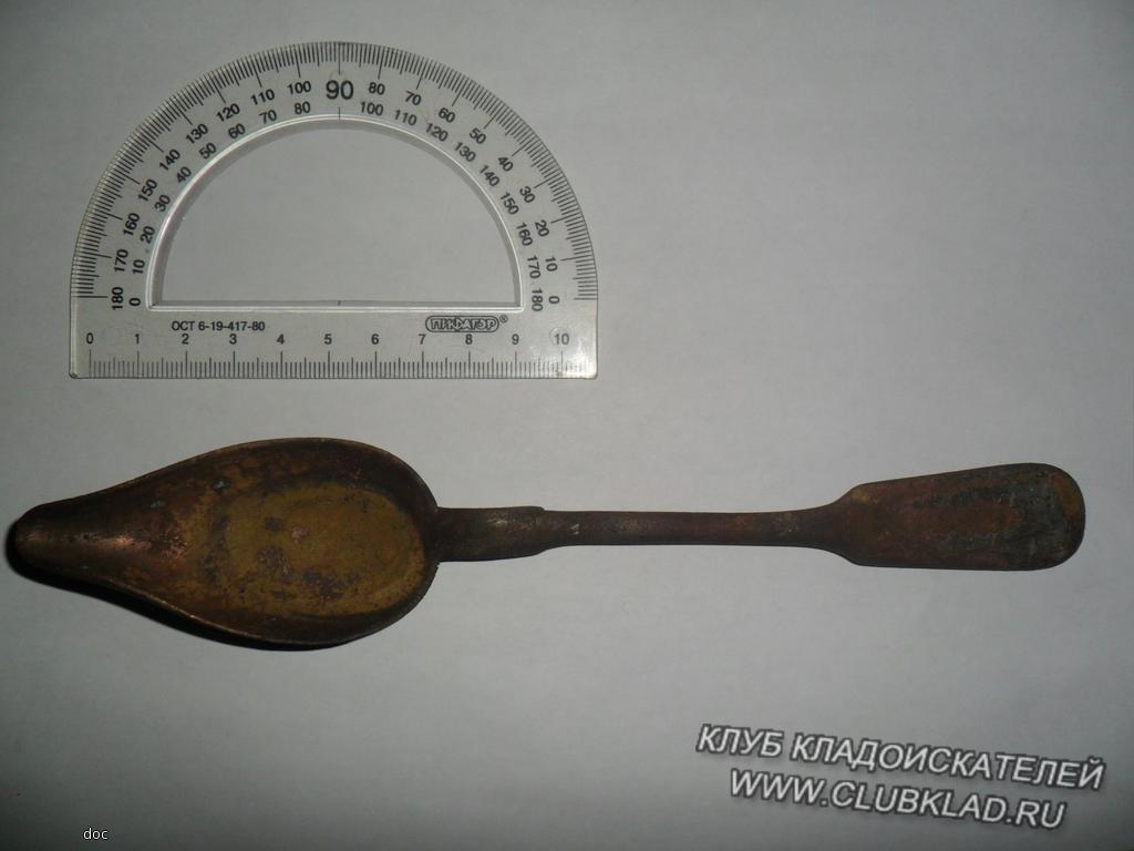ложка медная