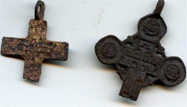 крестики нательные пред-но 16-17 век