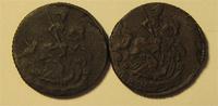 Реверс близняшек.Денги 1774 года. Даже дефекты пластины похожи.