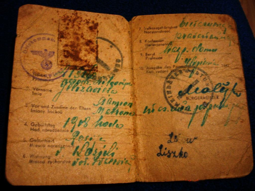 немецкий паспорт (аусвайс)
