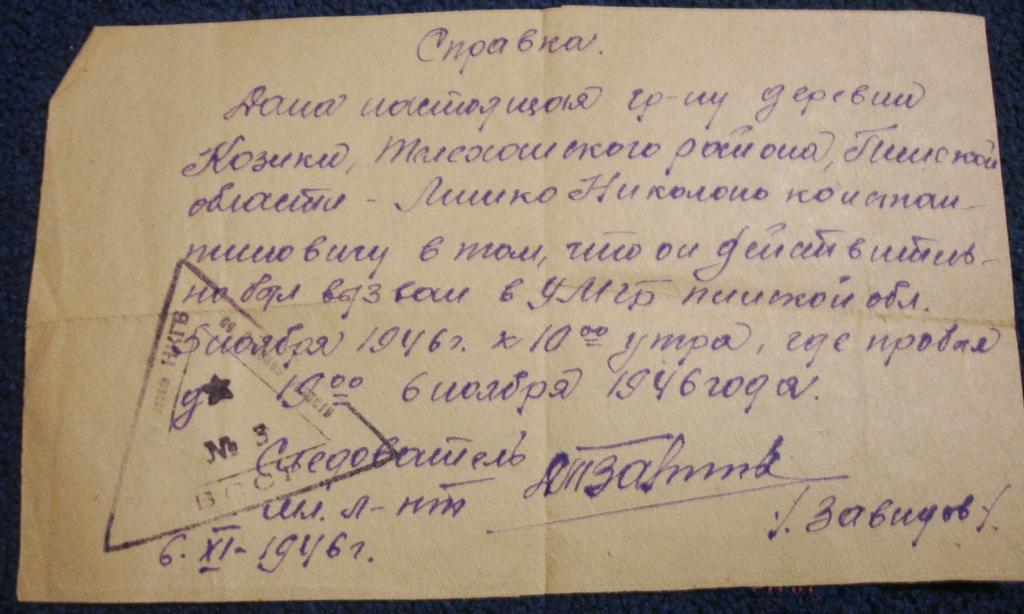 справка о посещении НМГБ