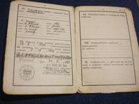 военный билет (польша,1938г)