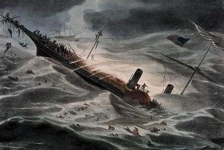 Крушение парохода SS Central America  