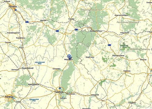 Моршанск и его окрестности