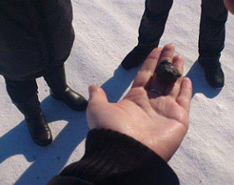 осколки Челябинского метеорита возможно найдены