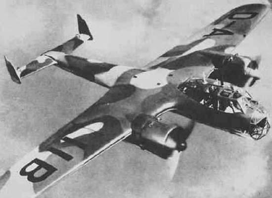 самолёт бомбардировщик Dornier Do 17