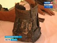 В пещере Ольхонского района найдено древнее берестяное ведро