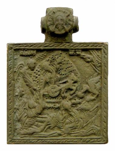 ОГНЕННОЕ ВОСХОЖДЕНИЕ ПРОРОКА ИЛИИ  Датировка: 16 - нач. 17 века .