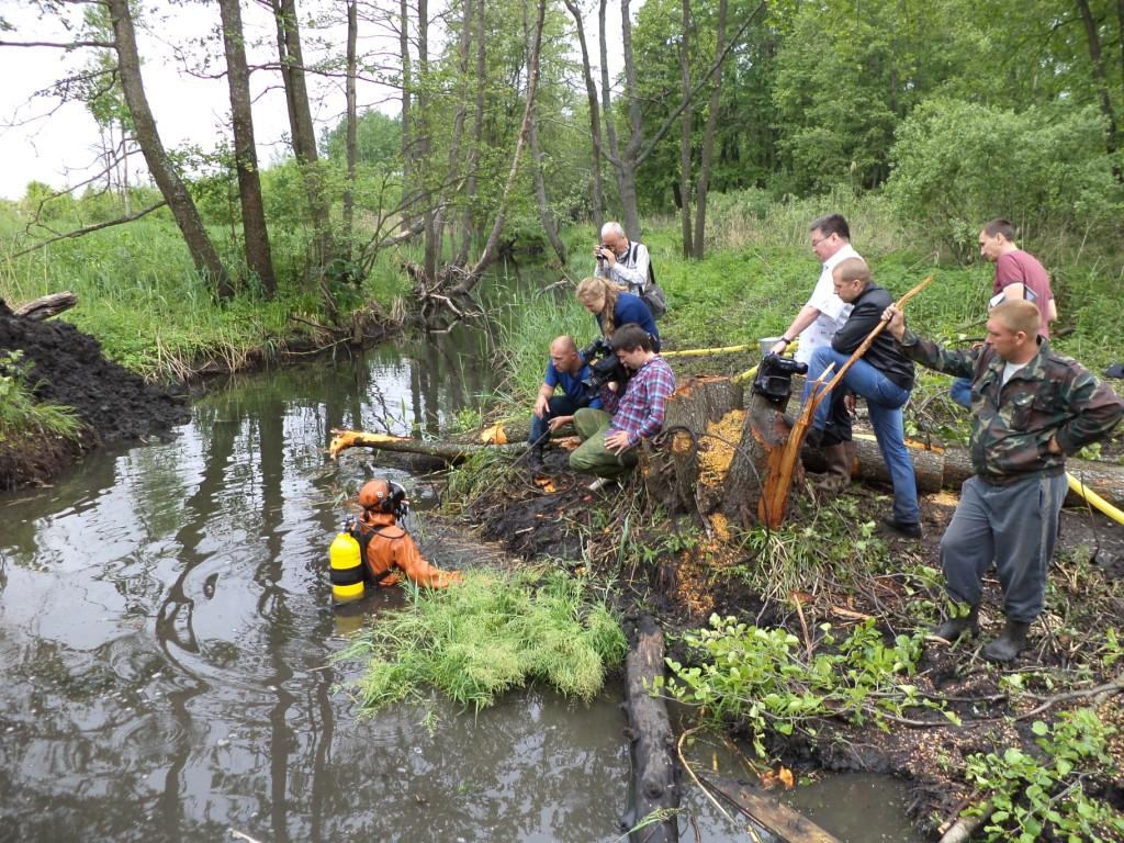 Работа водолазов ПСС
