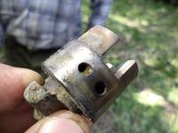 Ствол от малого пулемёта танка из отверстий при разборке течёт масло