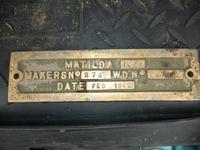 Табличка с номером и датой выпуска танка-поможет идентифицировать погибшего танкиста (предположительно механика водителя)