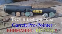 Тест китайского пинпоинтера Garrett Pro-Pointer в реальных условиях.