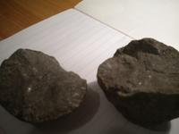 с трудом удалось расколоть его...