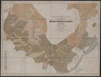 Геогностическая карта местностей Иркутского, Верхоленского и Балаганского округов, исследованных А. Чекановским 1873