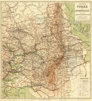 Карта Урала и приуралья